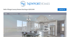Desktop Screenshot of newporthomesaz.com