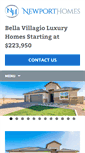 Mobile Screenshot of newporthomesaz.com